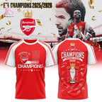 Arsenal F.C Champions Premier League 2026 Player Sign Hoodie