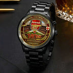 Arsenal FC 140th Anniversary Black Stainless Steel Watch – HOATT15225