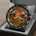 Arsenal FC 140th Anniversary Black Stainless Steel Watch – HOATT15225