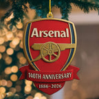 Arsenal FC 140th Anniversary Custom Shape 2-sided Acrylic Ornament – MAITM14047
