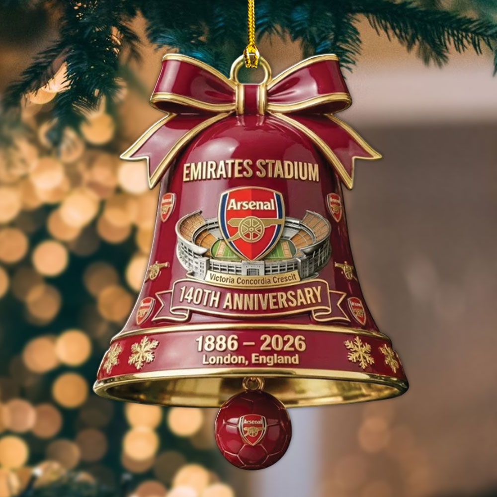 Arsenal FC 140th Anniversary Custom Shape 2-sided Acrylic Ornament – MAITM14129