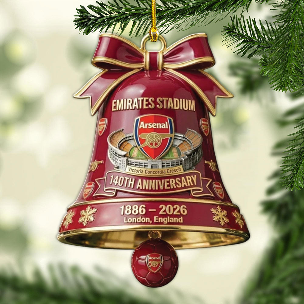 Arsenal FC 140th Anniversary Custom Shape 2-sided Acrylic Ornament – MAITM14129