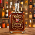 Arsenal FC 140th Anniversary 25oz Empty Whiskey Bottle – MAITM14121