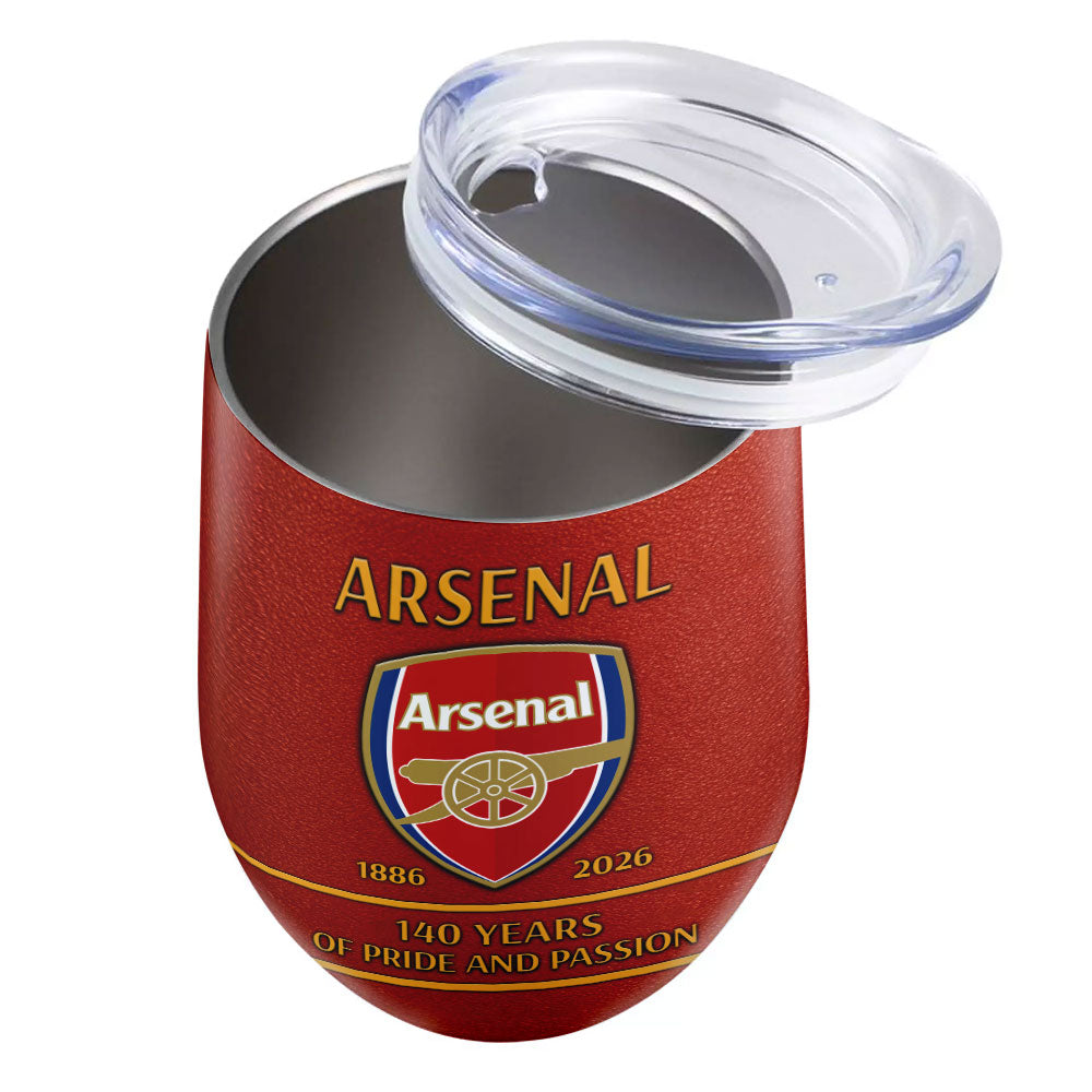 Arsenal FC 140th Anniversary Wine Tumbler – MAITM14061