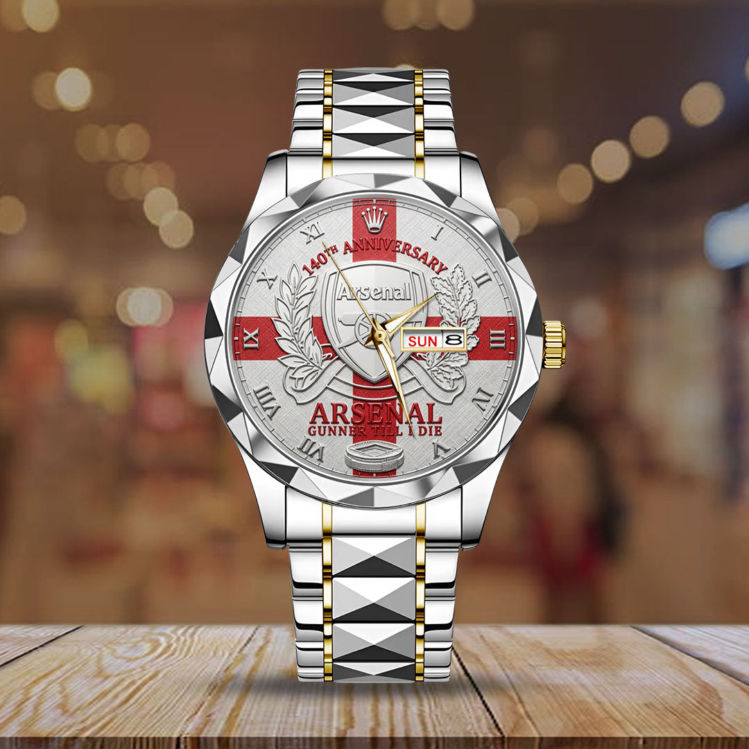Arsenal FC 140th Anniversary x Rolex Black Stainless Steel Watch – TMTHU5957