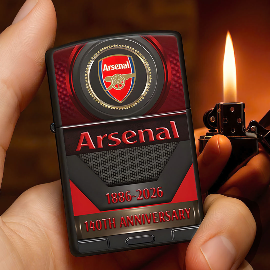 Arsenal FC 140th Anniversary Zippo Lighter Case (No Insert) – MAITM14136