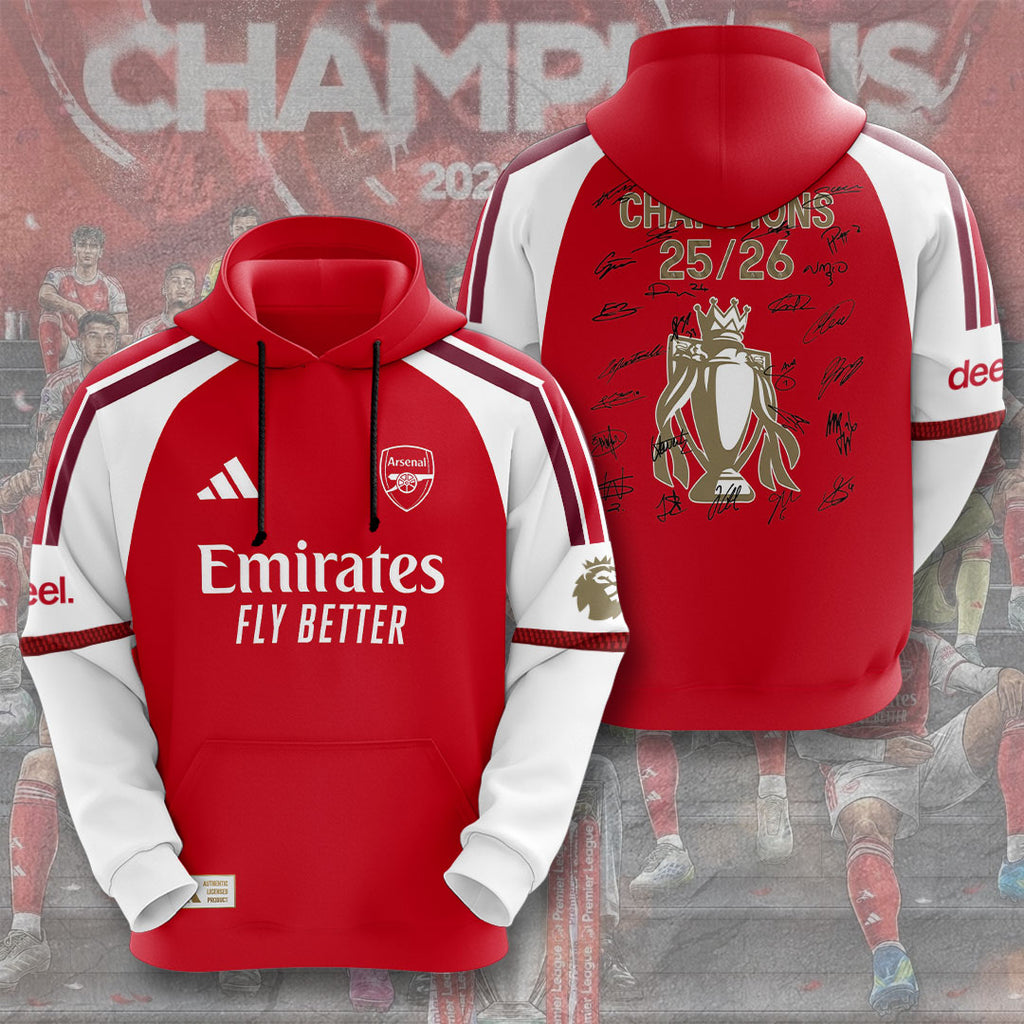 Arsenal FC 3D Apparel – TMTHU6744