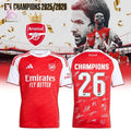 Arsenal FC Champions League Final EPL 2026 Jersey