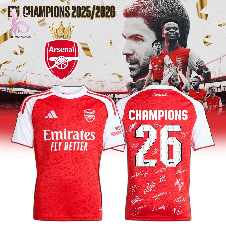 Arsenal FC Champions League Final EPL 2026 Jersey