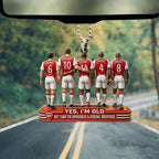 Arsenal FC Custom shape 2-sided Acrylic Car Ornament – MAITM14210