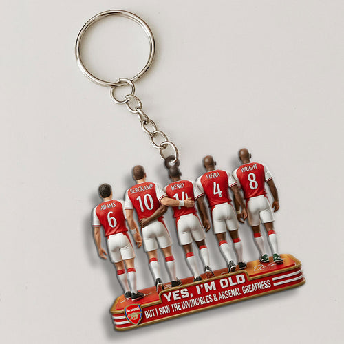 Arsenal FC Custom Shape 2-sided Keychain – MAITM14224