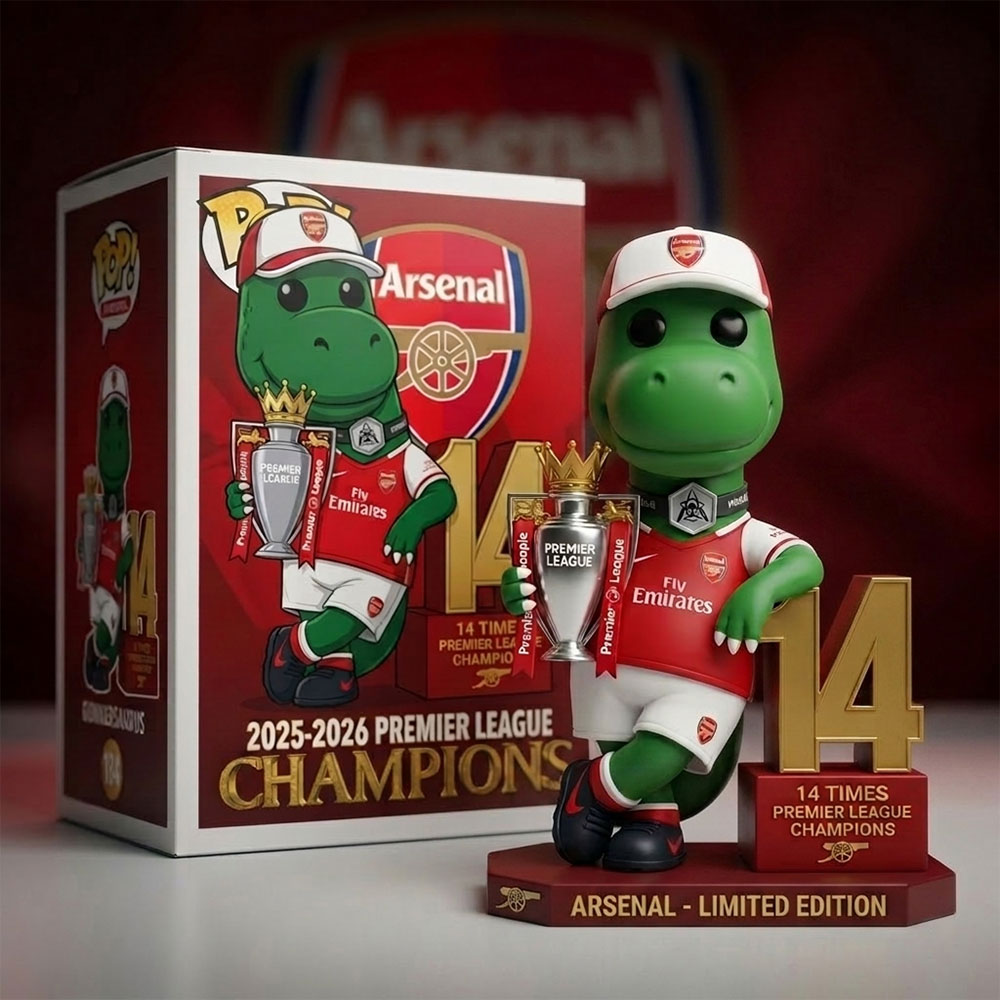 Arsenal FC Premier League Champions 25/26 3D Collectible Vinyl Figure – TMTHU6365