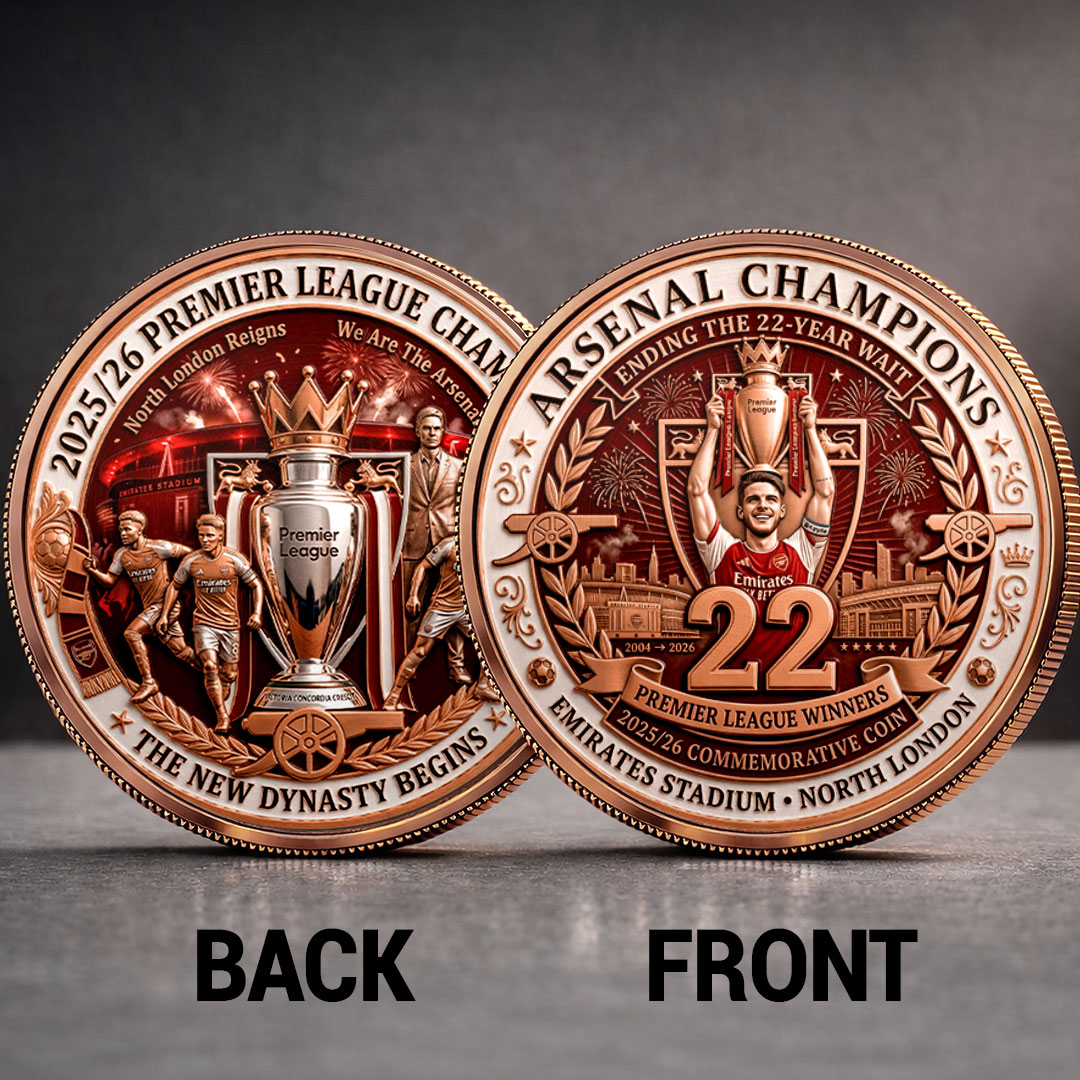 Arsenal FC Premier League Champions 25/26 Commemorative Coin – HOATT18175