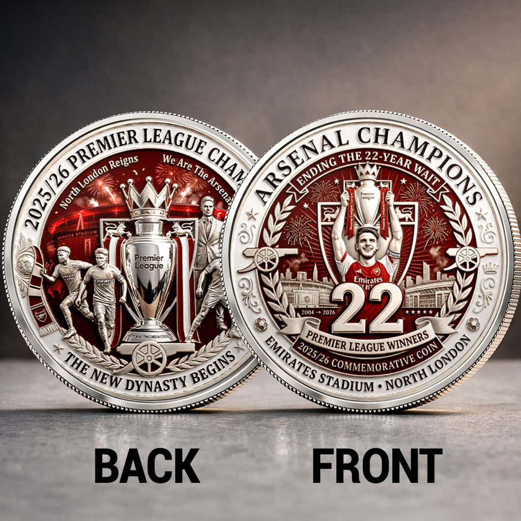 Arsenal FC Premier League Champions 25/26 Commemorative Coin – HOATT18175