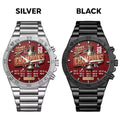Arsenal FC Premier League Champions 25/26 Gentleman Stainless Steel Watch – TMTHU6341