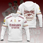 Arsenal FC Premier League Champions 25/26 3D Apparel – HOATT18753