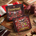 Arsenal FC Premier League Champions 25/26 3D Leather Men Wallet – GNE6631