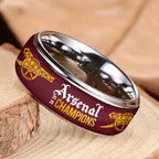 Arsenal FC Premier League Champions 25/26 Custom Alloy Ring – HOATT18239
