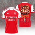 Arsenal FC Premier League Champions 25/26 3D Apparel – HOATT18204
