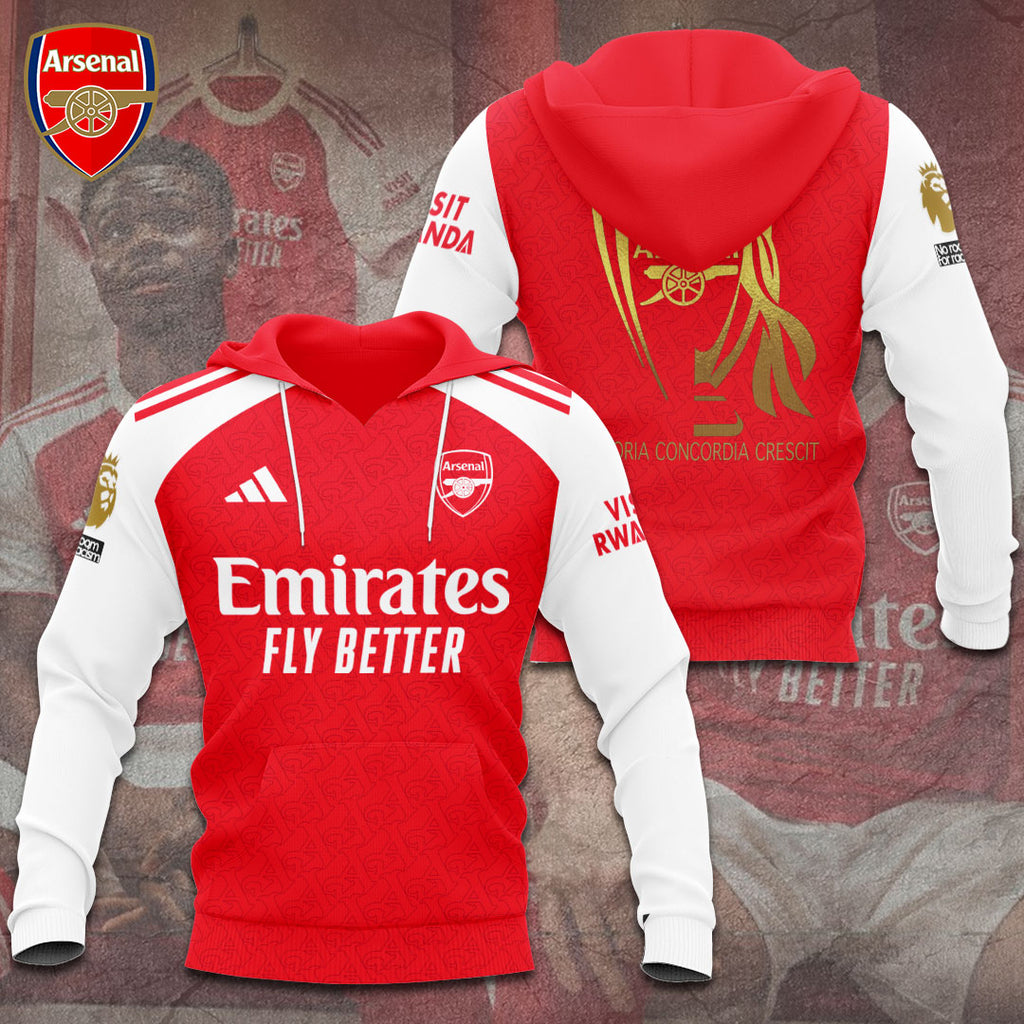 Arsenal FC Premier League Champions 25/26 3D Apparel – TANTN22841