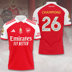 Arsenal FC Premier League Champions 25/26 3D Apparel – TANTN23124