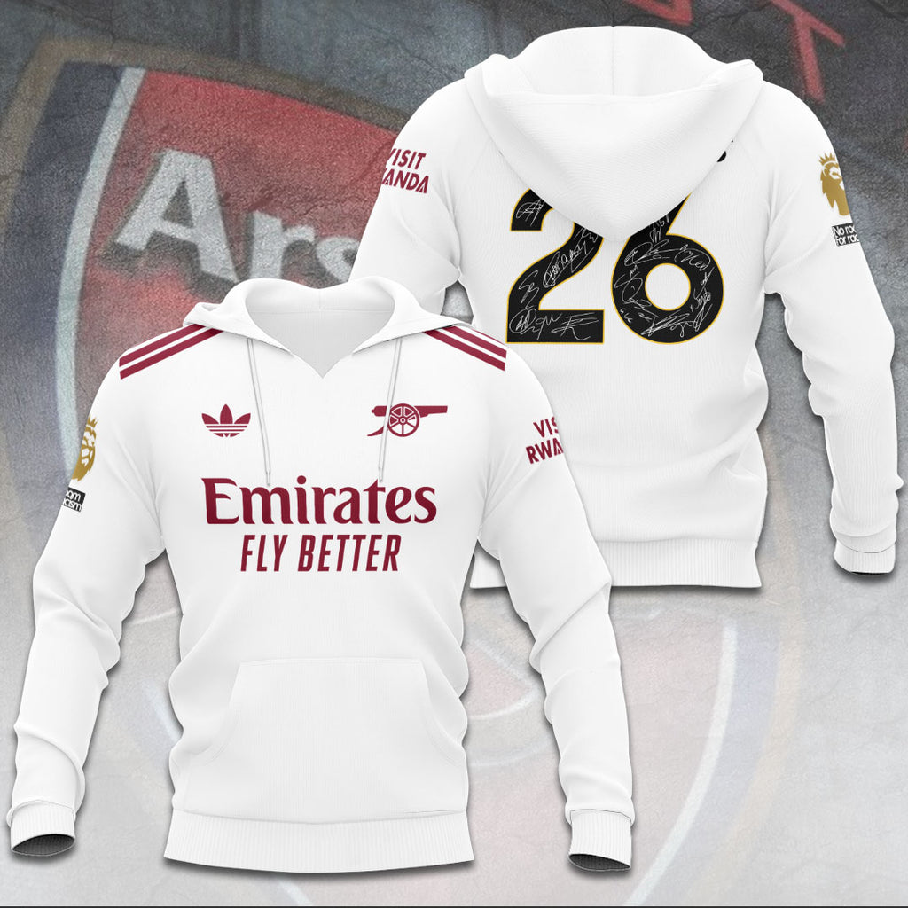 Arsenal FC Premier League Champions 25/26 3D Apparel – TANTN23137
