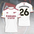 Arsenal FC Premier League Champions 25/26 3D Apparel – TANTN23137