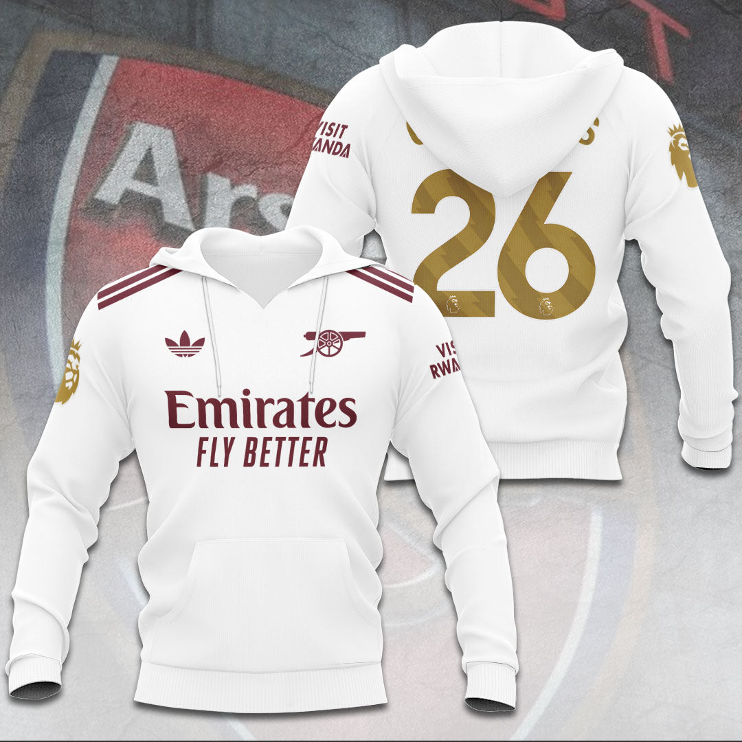 Arsenal FC Premier League Champions 25/26 3D Apparel – TANTN23551