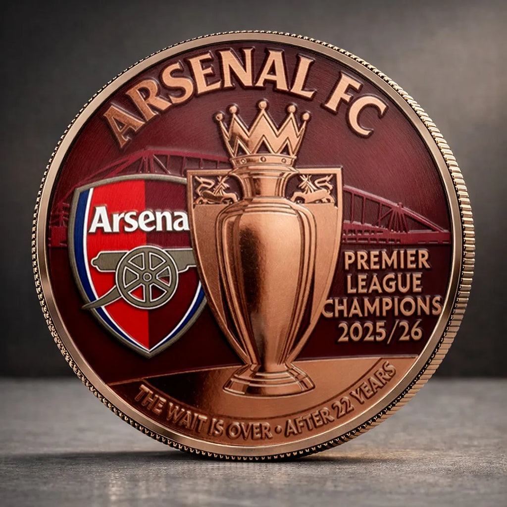 Arsenal FC Premier League Champions 25/26 Commemorative Coin – TANTN23041