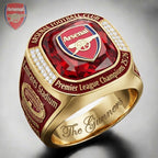 Arsenal FC Premier League Champions 25/26 3D Engraved Ring – TANTN23044