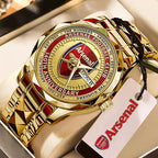 Arsenal FC 140th Anniversary Alloy Luxury Quartz Watch – TMTHU2765