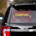 Arsenal FC Premier League Champions 25/26 3D Car Sticker – GNE6820