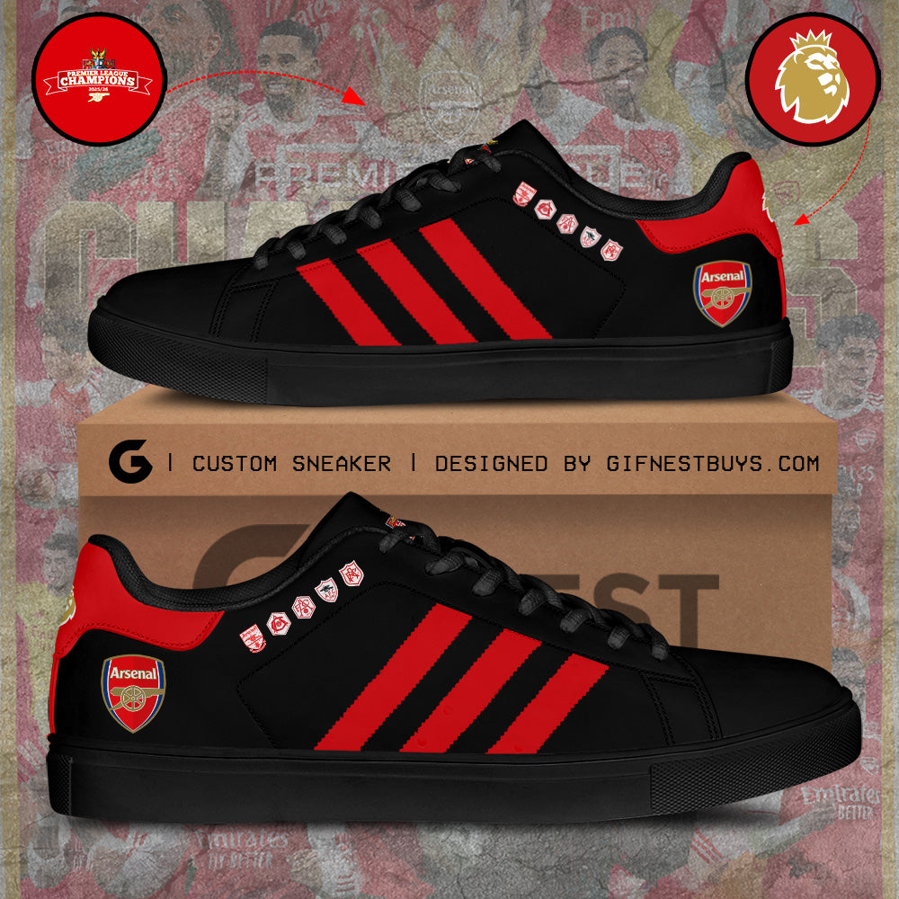 Arsenal FC Premier League Champions 25/26 Custom SS Shoes – GNE6819