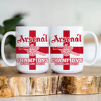 Arsenal FC Premier League Champions 25/26 Ceramic Mug – TANTN23261