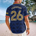 Arsenal FC Premier League Champions 25/26 Short Sleeve Button-Down Shirt – TANTN24496