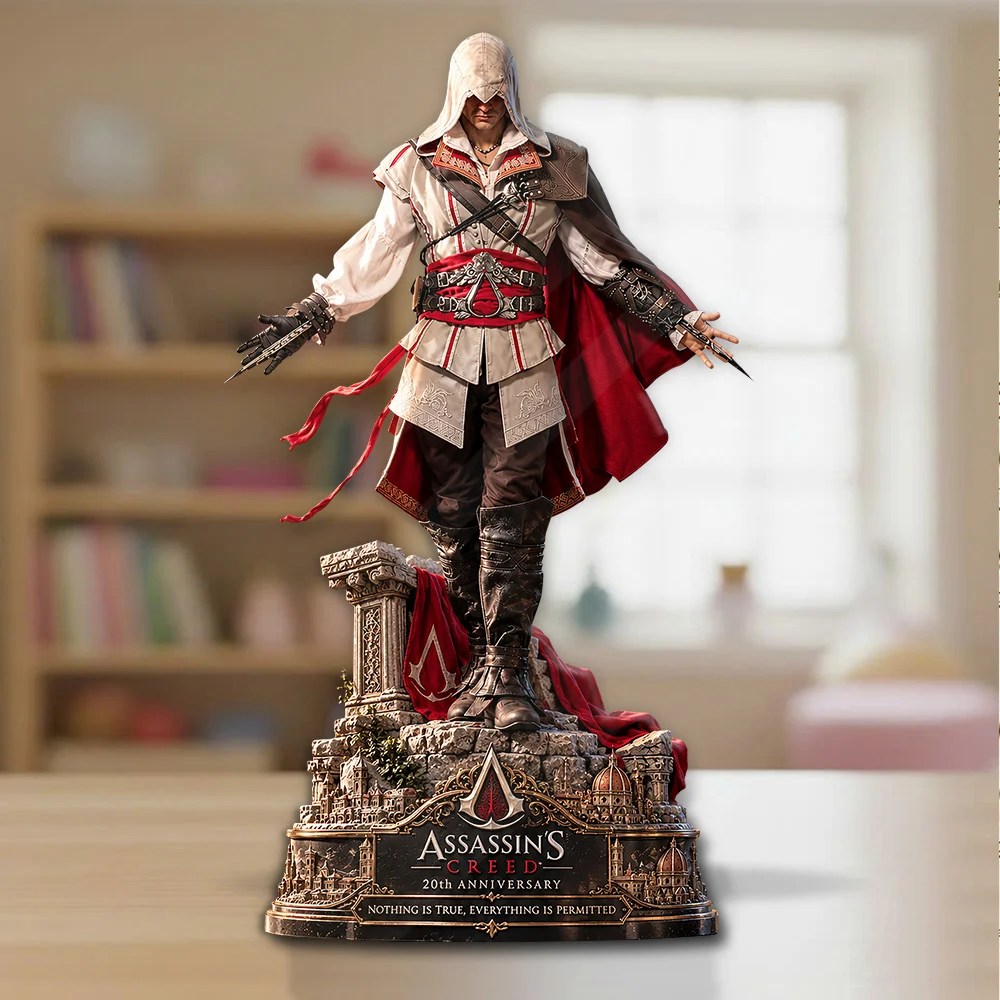 Assassin's Creed 20th Anniversary Custom Shape Acrylic Plaque – GNE9092