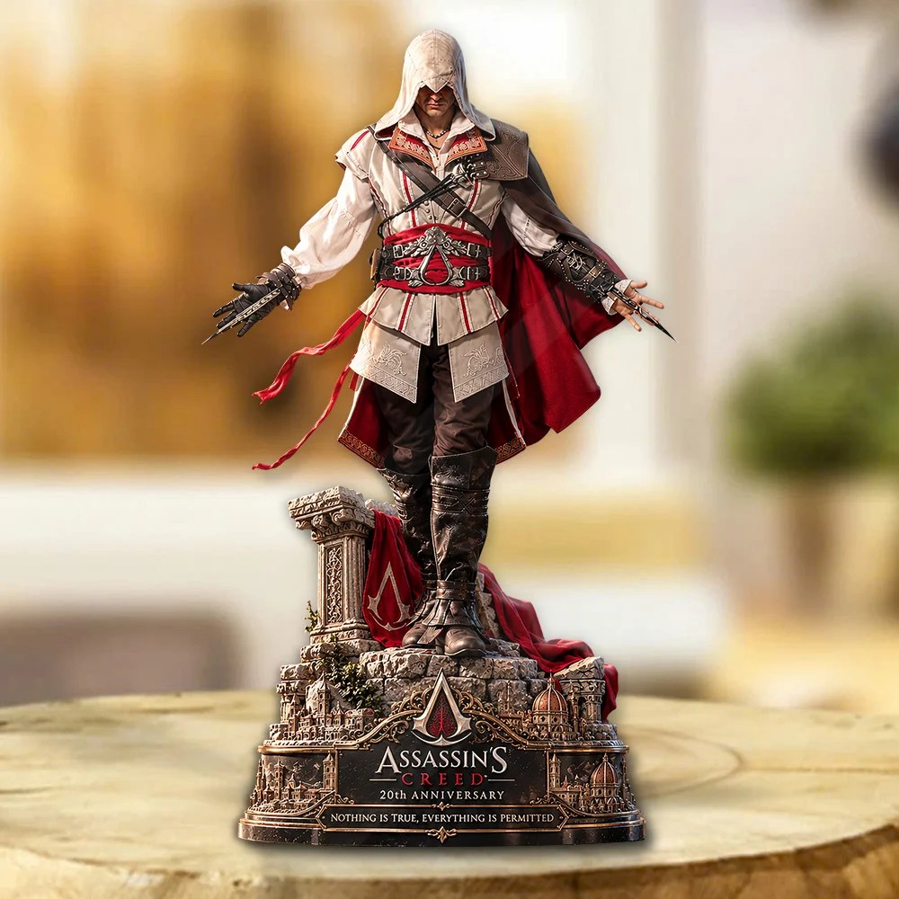 Assassin's Creed 20th Anniversary Custom Shape Acrylic Plaque – GNE9092