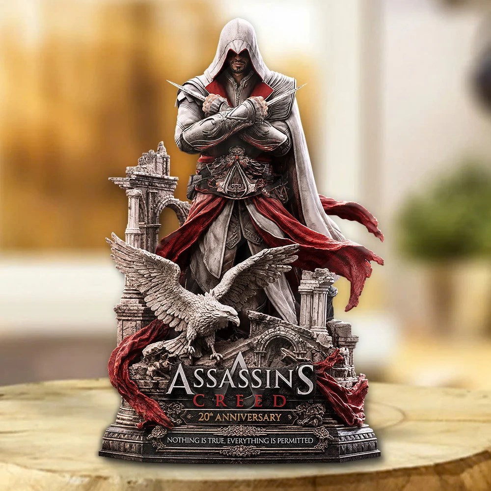 Assassin's Creed 20th Anniversary Custom Shape Acrylic Plaque – GNE9093