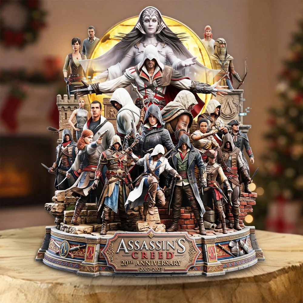 Assassin's Creed 20th Anniversary Custom Shape Acrylic Plaque – TMTHU10061