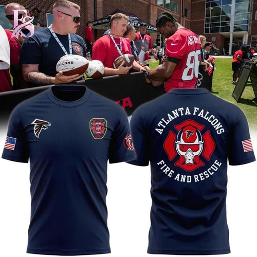 Atlanta Falcons Hall County Fire Rescue Shirt