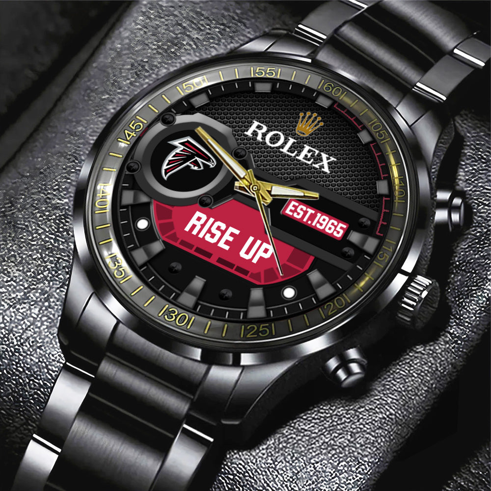 Atlanta Falcons x Rolex Black Stainless Steel Watch – MAITM13201