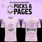Atlanta Gladiators Pucks and Pages Night Hoodie