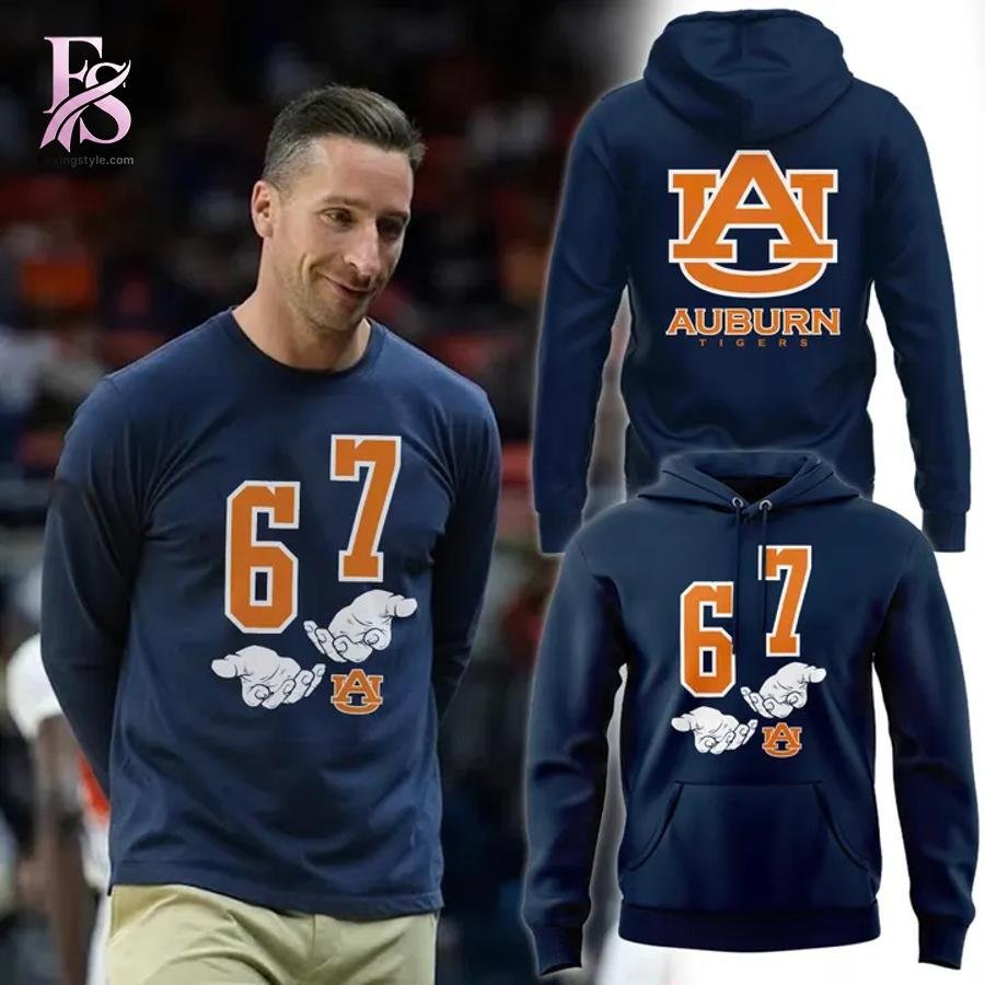 Auburn Tigers 67 Basketball Hoodie