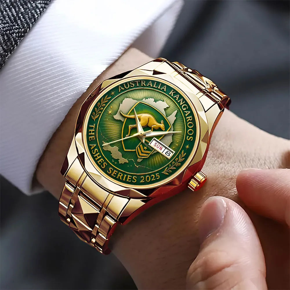 Australia Kangaroos The Ashes Series 2025 Alloy Luxury Quartz Watch – TANTN17813