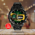 Personalized Ayrton Senna Black Stainless Steel Watch – TANTN 7616