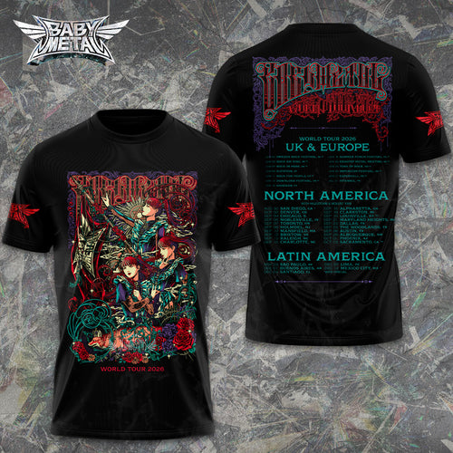 Babymetal World Tour 2026 3D Apparel – GNE6704