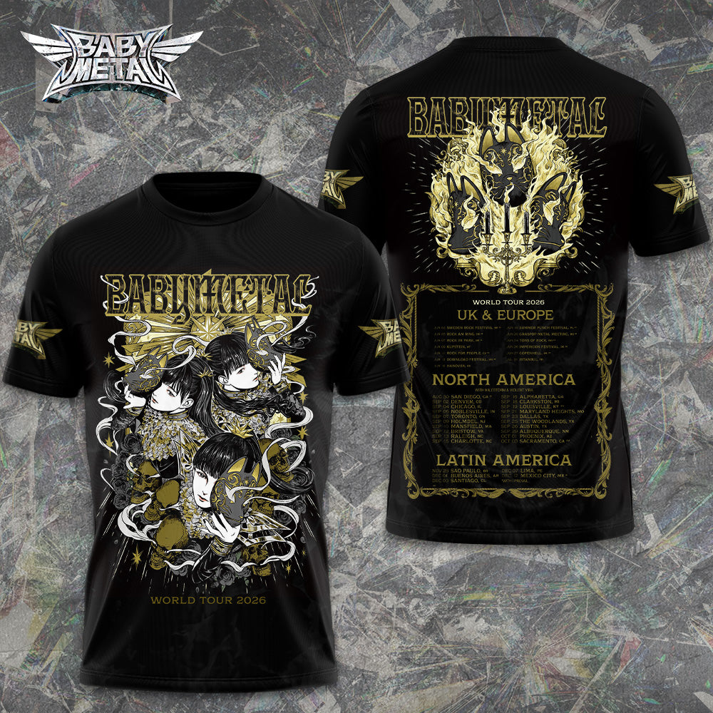 Babymetal World Tour 2026 3D Apparel – GNE6710
