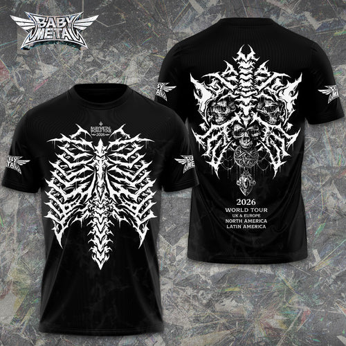 Babymetal World Tour 2026 3D Apparel – GNE6805