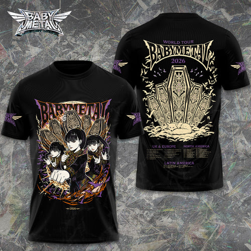 Babymetal World Tour 2026 3D Apparel – GNE6808