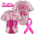 Barbie x Breast Cancer Awareness Baseball Jersey – TMTHU590